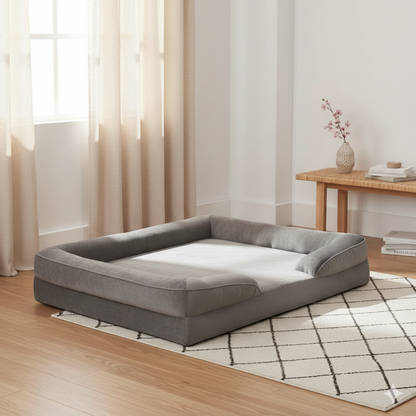 Hond Bankbed met Randen | Voor Grote Honden