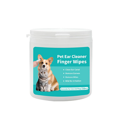 Reinigende Vingerdoekjes Oorreinigingsdoekjes Voor Honden & Katten Verwijdert Oorsmeer