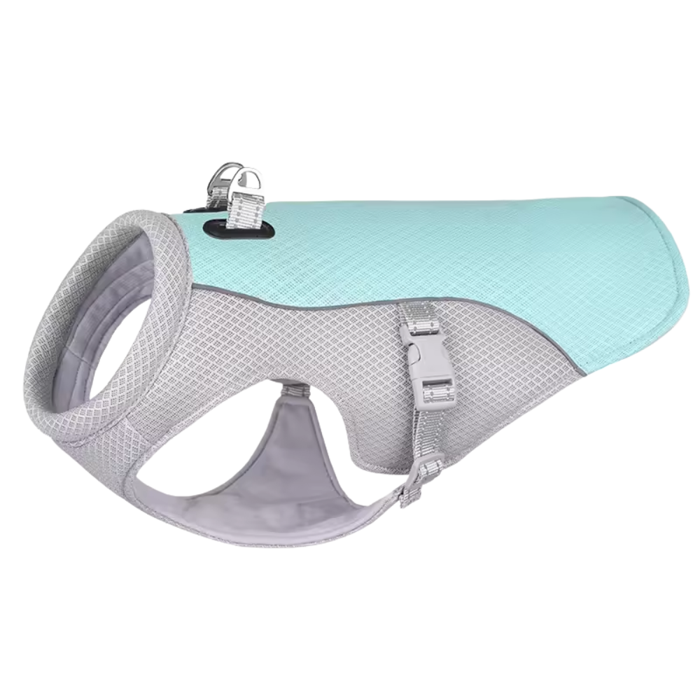 Hondenkoelvest Directe Verkoeling, Lichtgewicht & Reflecterende Strips