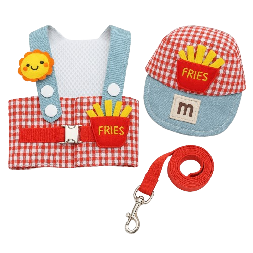 Honden Kostuum Verkleedset Voor Honden Jasje, Petje & Riem In Één