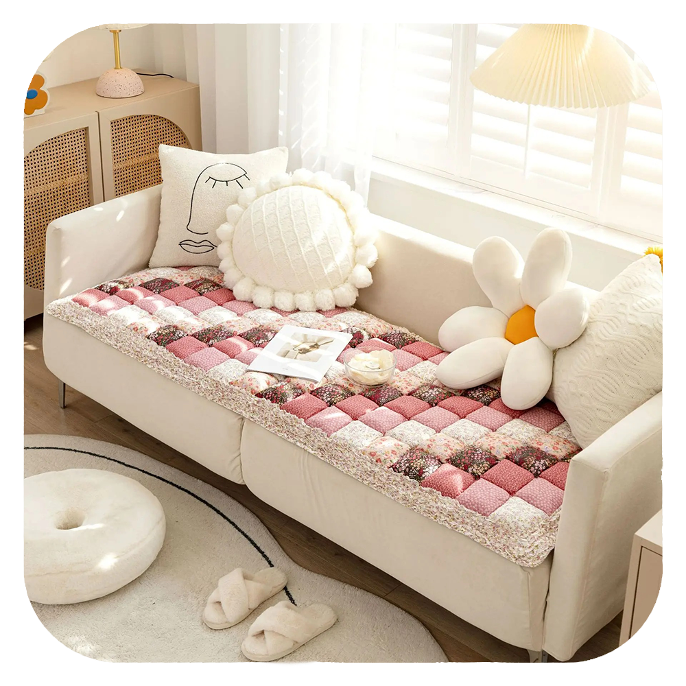 Wasbare Bankbeschermer Quilted Bankhoes Tegen Krassen & Vlekken