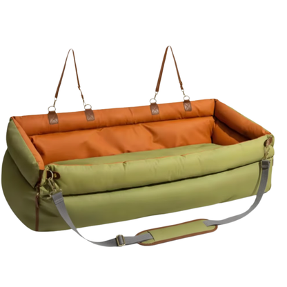 Dog Imitation Leather Car Seat | Luxury Booster Bed For Travel