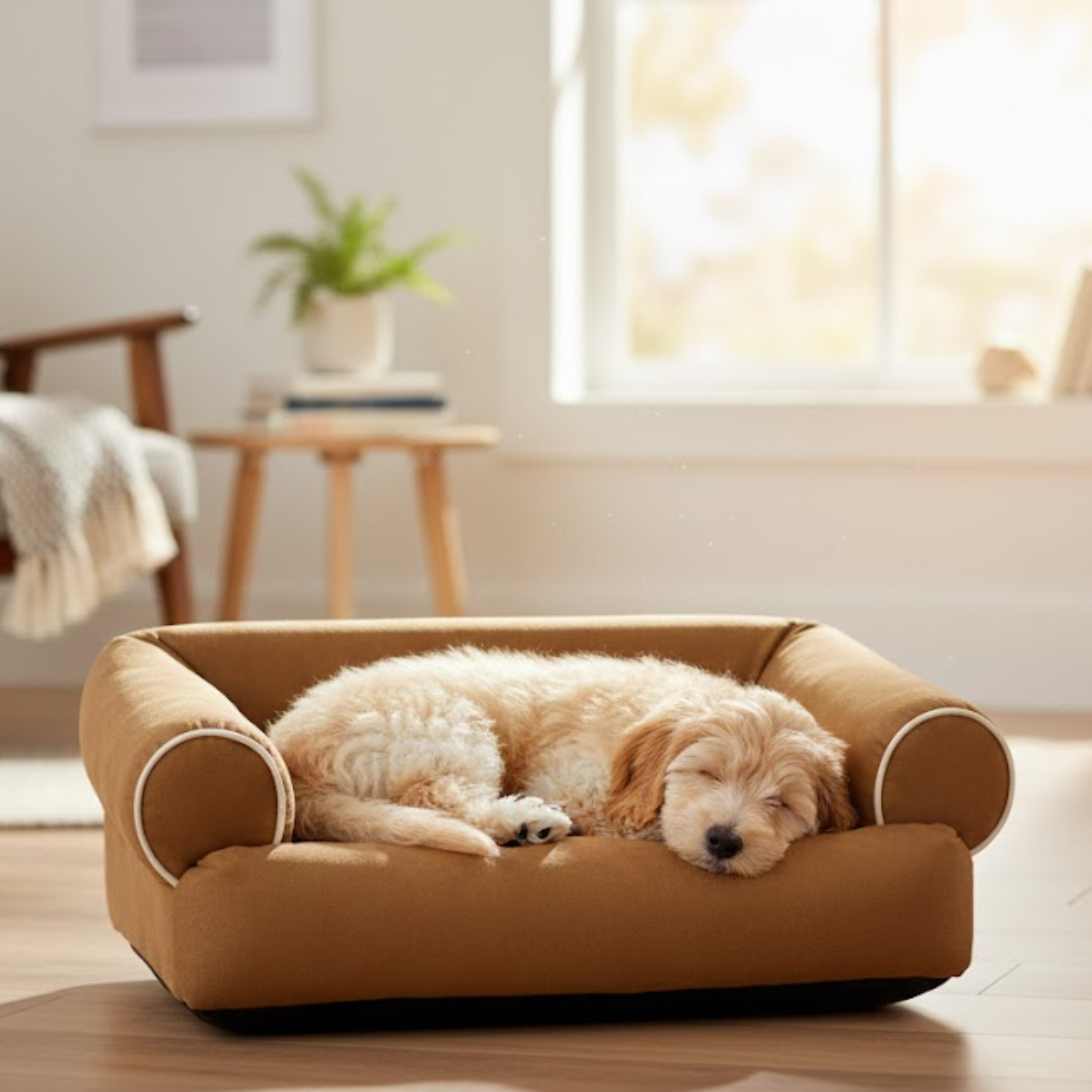 Dog Deep Sleep Basket | Square Sofa For Pets