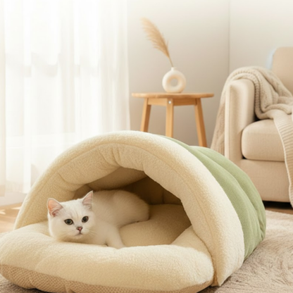 Halfgesloten Kattenmand met Beschermende Vorm