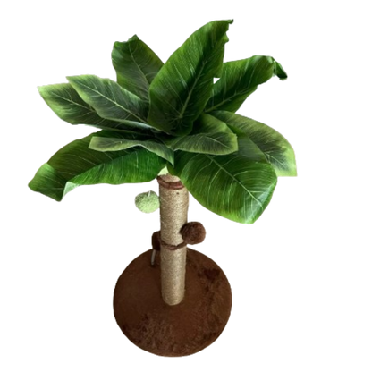 Cat Tree Scratching Post Made of Coconut Rope Durable Compact Cat Tree
