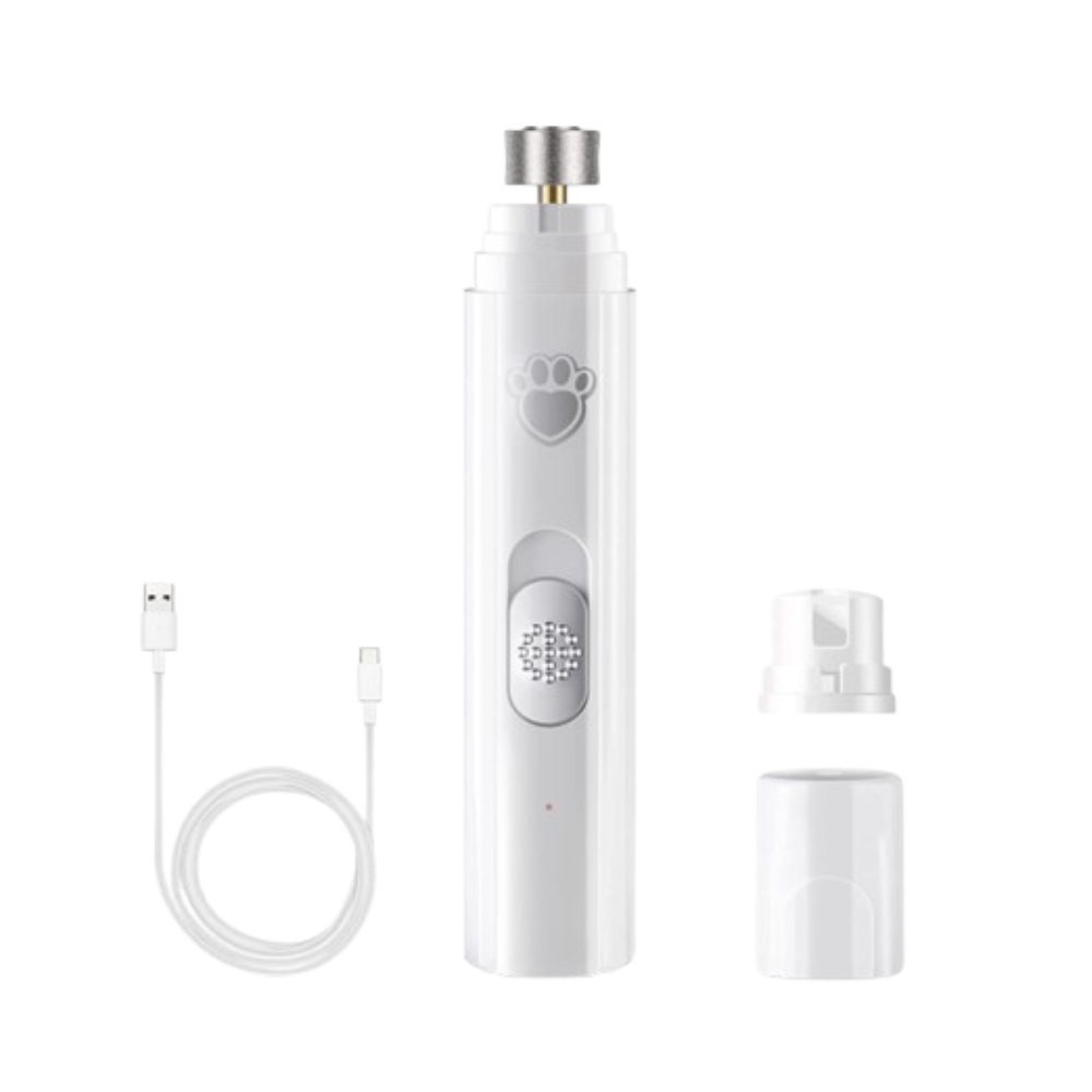 Dog Nail Grinder, Quiet Rechargeable with LED Light for Pets