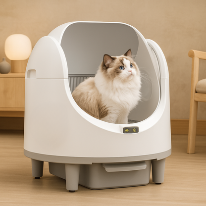 Cats Automatic Self-Cleaning Litter Box | Large 68L Robot
