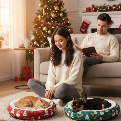 Hond Ronde Rustmand | Voor Huis En Bench