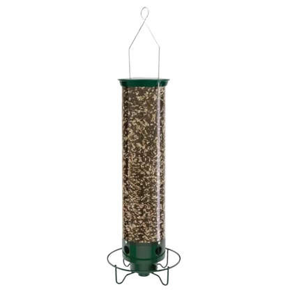 Rotating Bird Feeder for Gardens Strong Metal Design that Keeps Squirrels Out