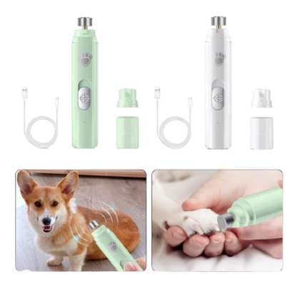 Dog Nail Grinder, Quiet Rechargeable with LED Light for Pets