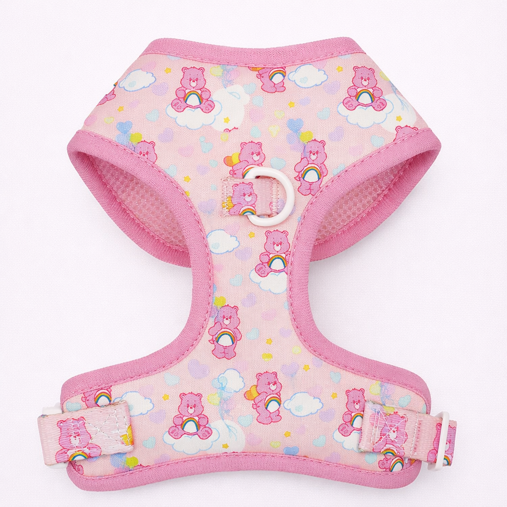 Dog Smile Print Adjustable Harness | Pink