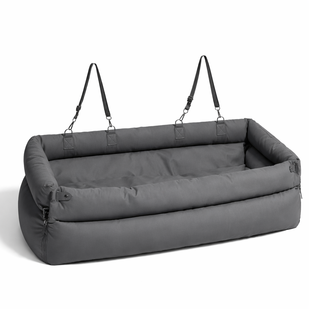 Elevated Dog Car Seat for On-the-Go