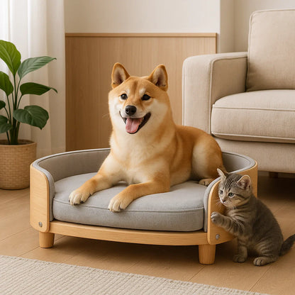 Orthopedische Houten Frame Hondenbank | Hondenbed