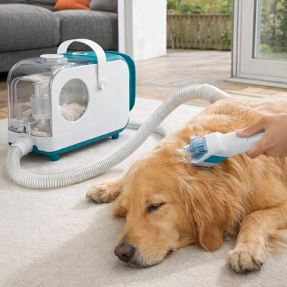 6-Delige Huisdieren Trimmerset Met Vacuüm