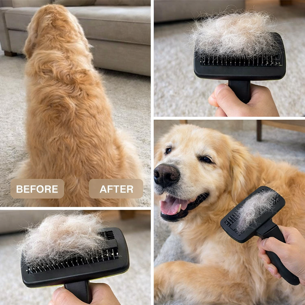 Zelfreinigende Slicker Borstel Voor Honden En Katten