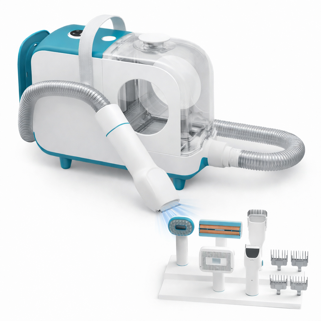 6-Delige Huisdieren Trimmerset Met Vacuüm