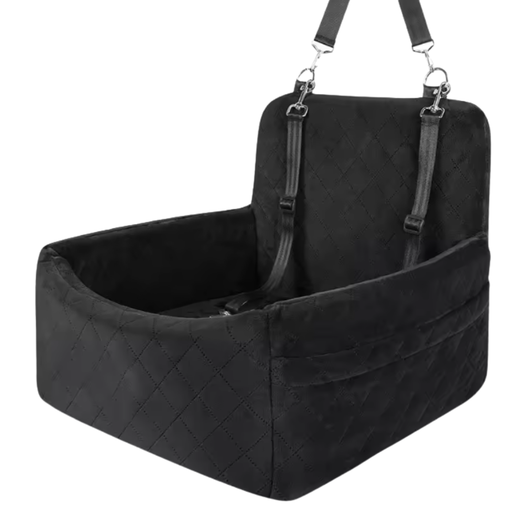 Autostoel van kunstleer voor huisdieren | Voorste en Achterste Rij Honden