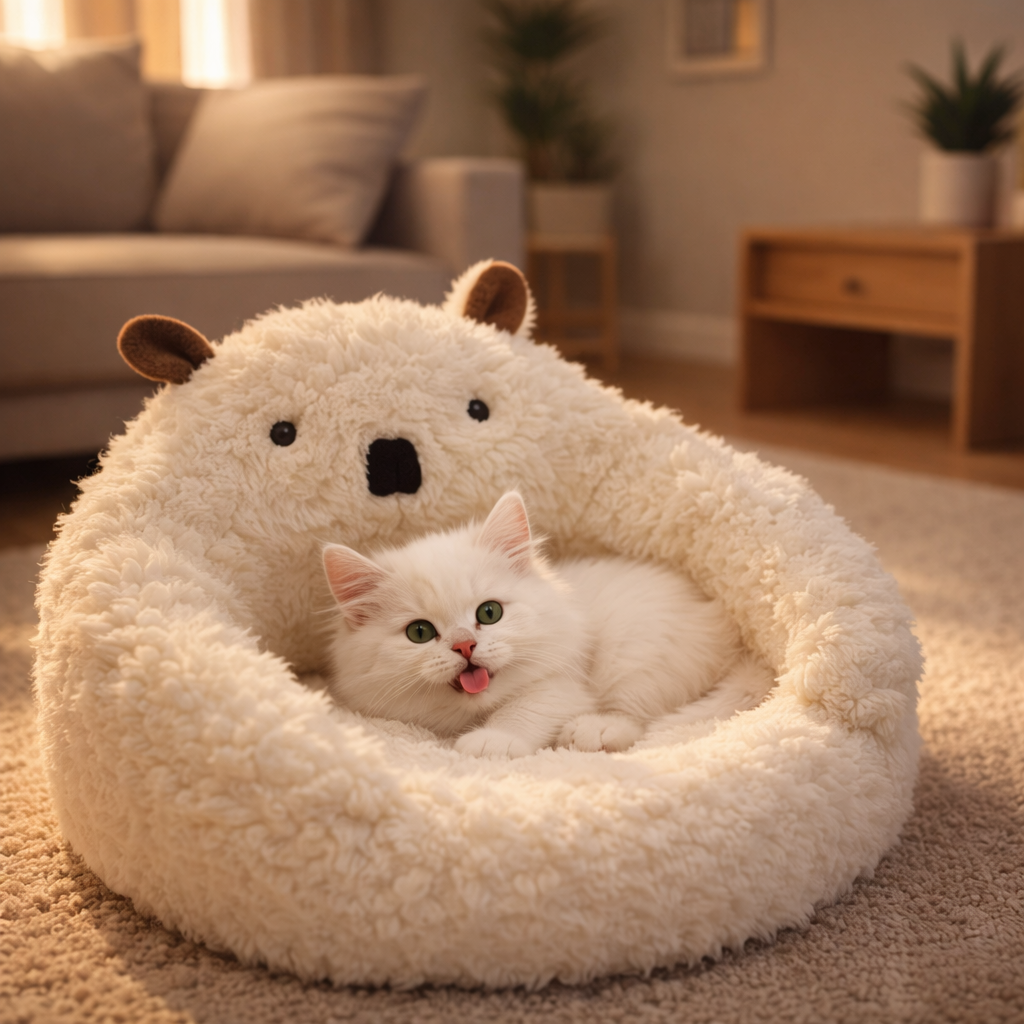 Kat Winter Bed Huis | Afgesloten Ontwerp