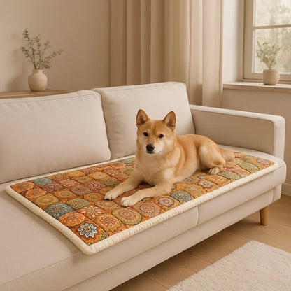 Wasbare Bankbeschermer Quilted Bankhoes Tegen Krassen & Vlekken