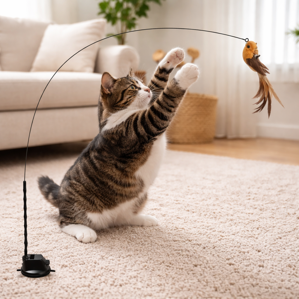 Interactive Bird Hunting Playset for Cats