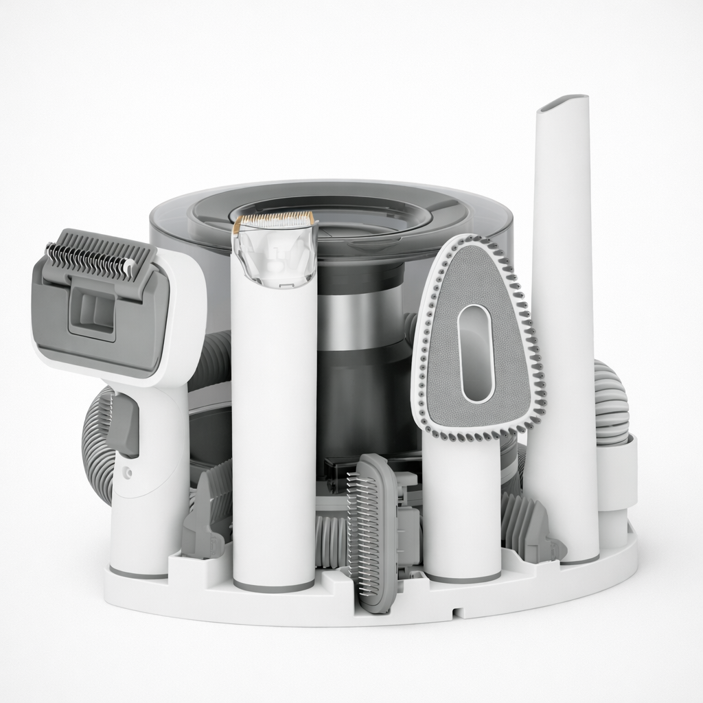 5-Delige Huisdieren Trimmerset Met Vacuüm