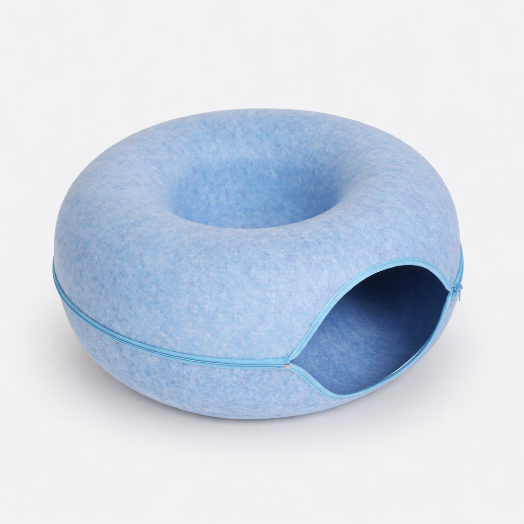 2-in-1 Slaapmand Met Tunnel Voor Huisdieren