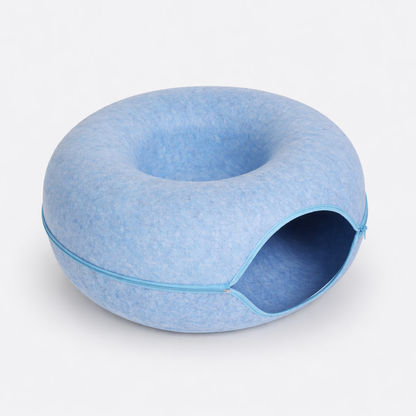 2-in-1 Slaapmand Met Tunnel Voor Huisdieren