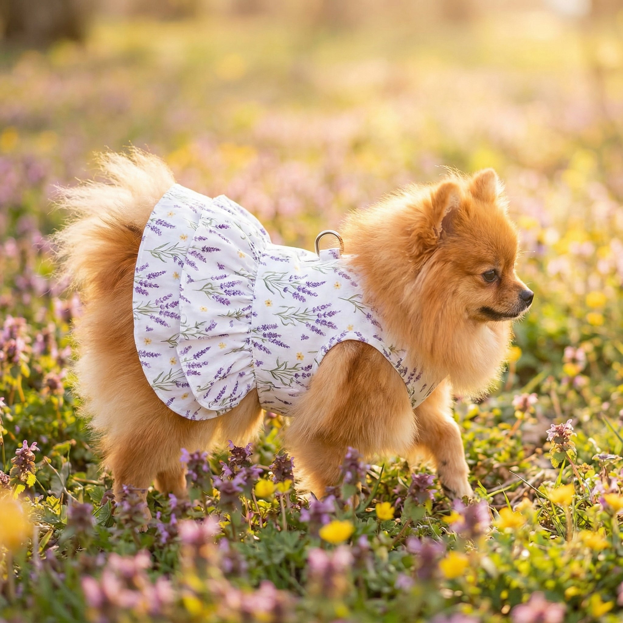 Spring Wildflower Tuigjurk Voor Honden