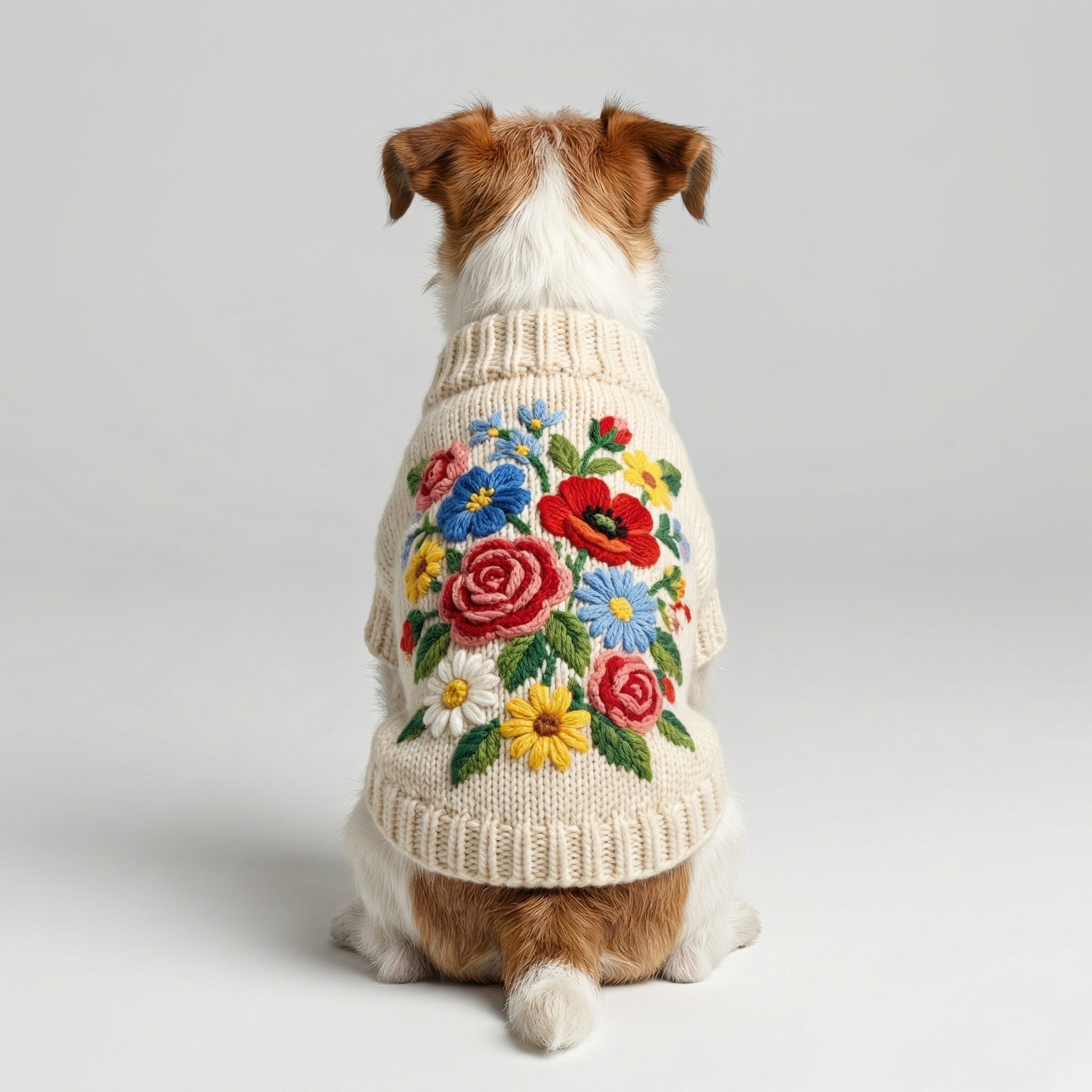 Bloom Hondentrui Met Bloemenpatroon