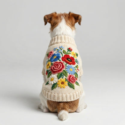 Bloom Hondentrui Met Bloemenpatroon