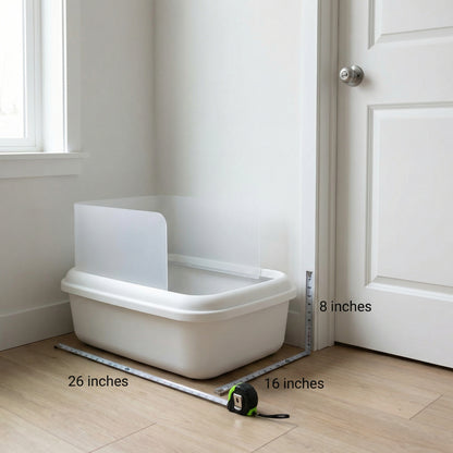 Kattenbak Met Beschermende Opzetrand