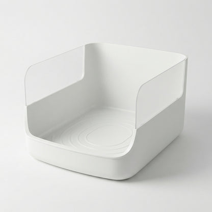 Open Kattenbak Met Hoge Afneembare Randen