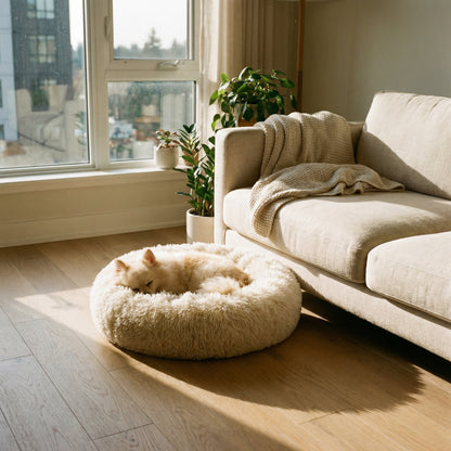 Plush Shag Hondenbed