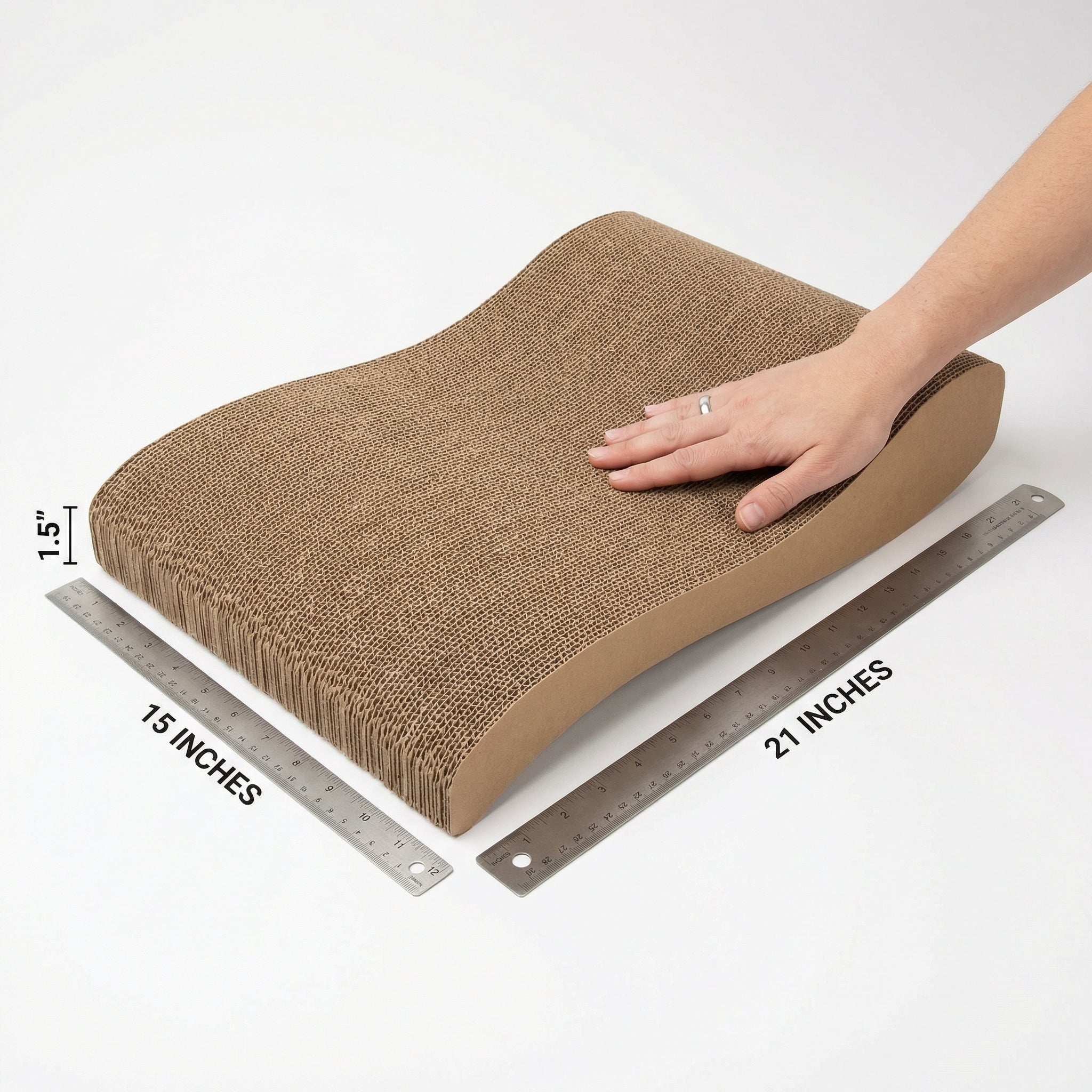 Bloom Moderne Krabmat Set van 3 - Organische Vormen in Gerecycled Karton