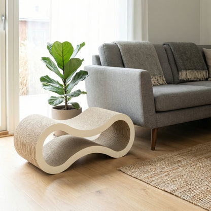 Bloom Moderne Krabmat Set van 3 - Organische Vormen in Gerecycled Karton