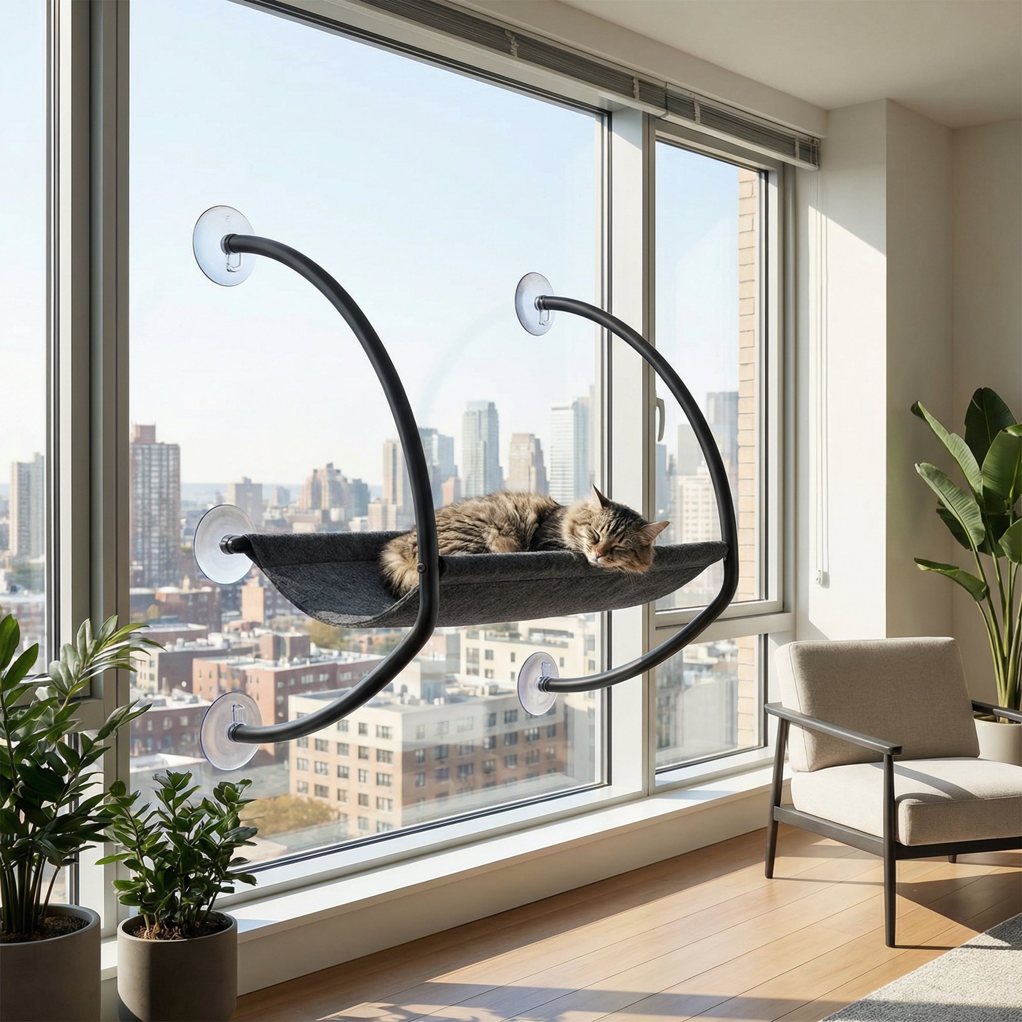 Kattenhangmat Voor Het Raam