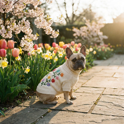 Bloom Hondentrui Met Bloemenpatroon