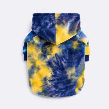 Hondenhoodie Met Pastelwolken Print