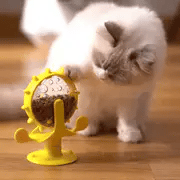 Voedsel Spinnende Windmolen Interactief Slow Feeder Speelgoed Voor Honden & Katten