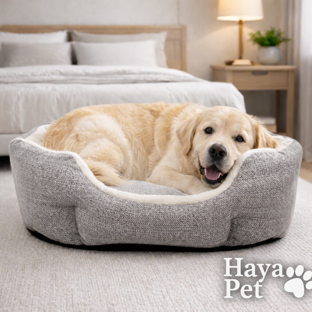 Dog Bed with Raised Edges