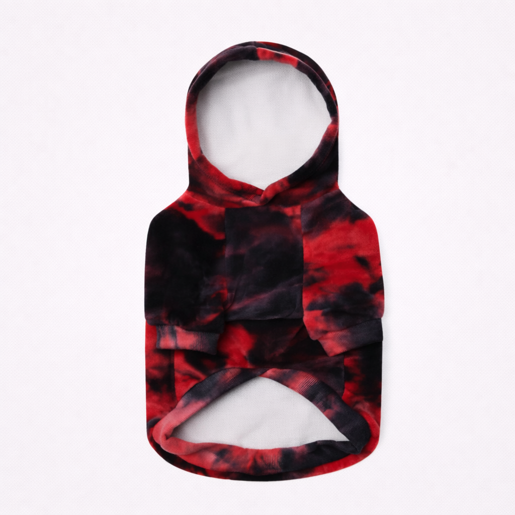 Hondenhoodie Met Wolkachtige Kleurovergang