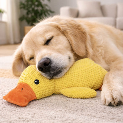 Interactive Plush Duck Toy for Dogs