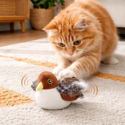 Interactive Flapping Bird Toy for Cats