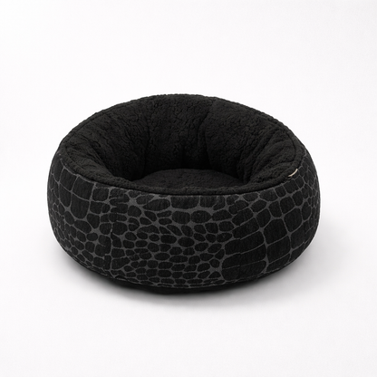 Donut Knuffelbed Voor Katten Met Verhoogde Rand