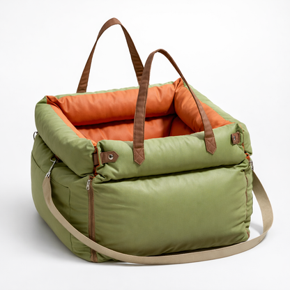 Elevated Dog Car Seat for On-the-Go