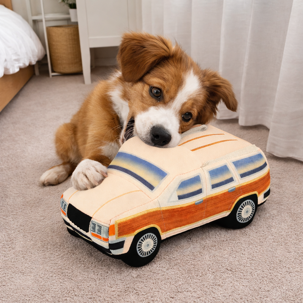 Retro Pluche Speelgoedset Voor Honden