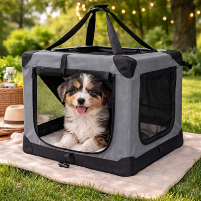 Opvouwbare Honden Reisbench | Grijs