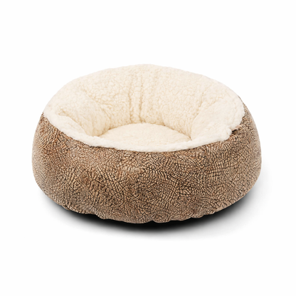 Donut Knuffelbed Voor Katten Met Verhoogde Rand