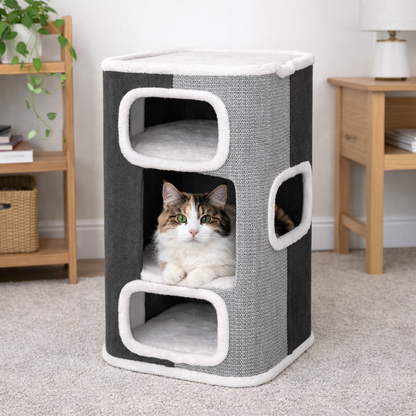 Katten Krabmeubel Met Drie Niveaus