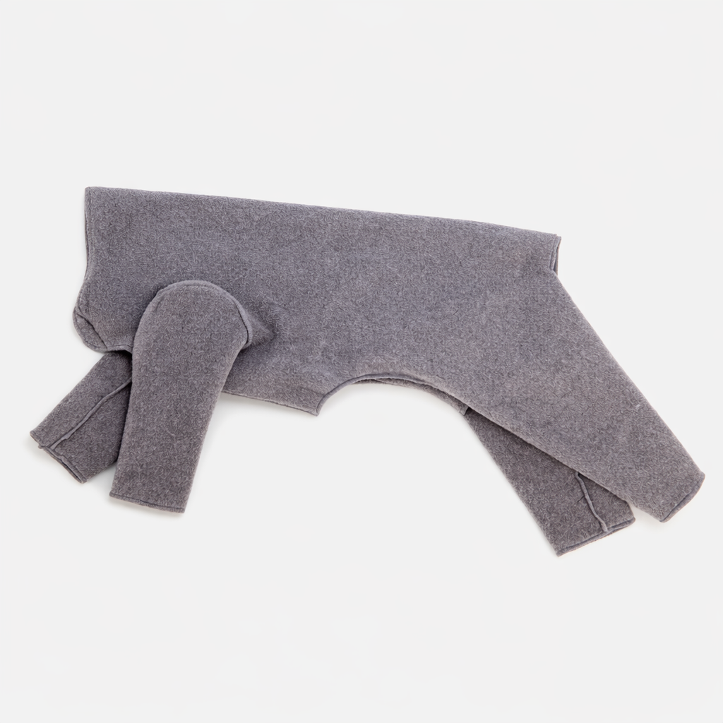 Dog Stretch Onesie | Grey